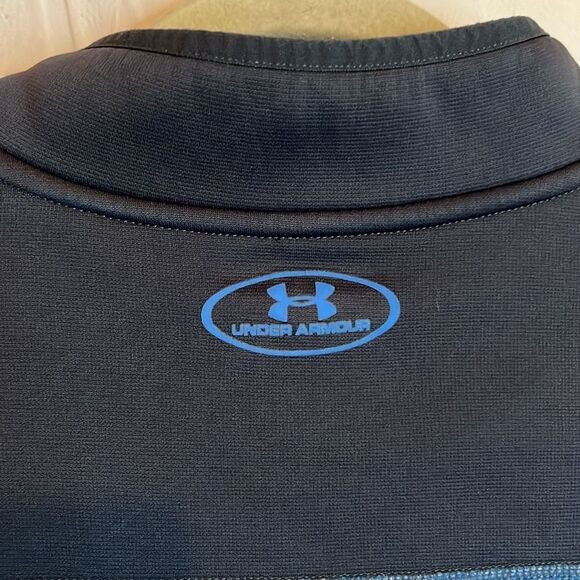 UNDER ARMOUR YOUTH L COLD GEAR ZIP COLLAR SWEATSHIRT - Picture 10 of 12